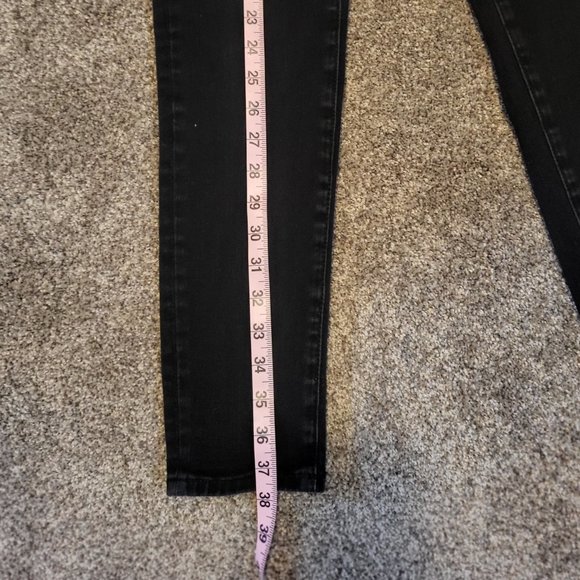 Women's American Eagle Black Jeans, The Dream Jean Style.  Size 10, 4 pockets. - Picture 7 of 8